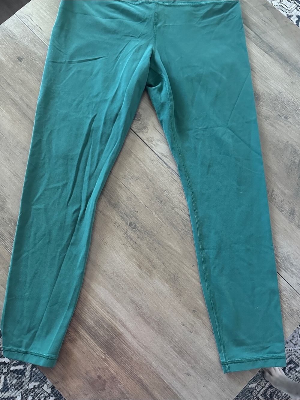 Athleta High-rise elation Teal Leggings 7/8 - Picture 2 of 6